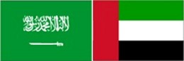 Flag Saudi Arabia And UAE
